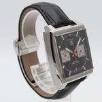 TAG Heuer Monaco Calibre 12 CAW2114.FC6177 (2012) - Zwart wijzerplaat 39mm Staal (3/8)