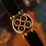 Anonymous Vintage G362 (1980) - Zwart wijzerplaat 30mm Geelgoud (1/7)