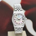 Rolex Datejust 31 78274 (2002) - Pearl dial 31 mm Steel case (7/8)