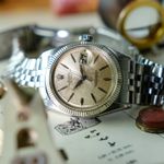 Rolex Datejust 1601 (1960) - Zilver wijzerplaat 36mm Staal (1/5)