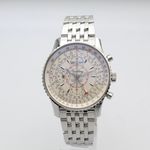 Breitling Montbrillant Datora A21330 (2011) - Silver dial 43 mm Steel case (1/8)