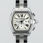 Cartier Roadster W62019X6 (Onbekend (willekeurig serienummer)) - Zilver wijzerplaat 42mm Staal (1/8)