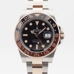 Rolex GMT-Master II 126711CHNR (2019) - Zwart wijzerplaat 40mm Goud/Staal (2/8)