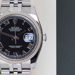 Rolex Datejust 36 116234 (2017) - Black dial 36 mm Steel case (5/8)