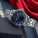 Omega Seamaster Diver 300 M 2583.80.00 (1995) - Blauw wijzerplaat 28mm Staal (2/8)