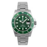 Rolex Submariner Date 116610LV (2012) - Green dial 40 mm Steel case (1/5)