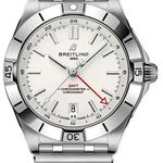 Breitling Chronomat GMT A32398101A1A1 (2026) - Silver dial 40 mm Steel case (1/1)