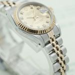 Rolex Lady-Datejust 69173 (1991) - Champagne wijzerplaat 26mm Goud/Staal (7/8)