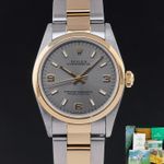 Rolex Oyster Perpetual 31 77483 (1999) - Grey dial 31 mm Gold/Steel case (1/7)