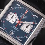 TAG Heuer Monaco Calibre 11 CAW211P.FC6356 (2021) - Blue dial 39 mm Steel case (2/8)