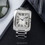 Cartier Tank Anglaise W5310009 (Onbekend (willekeurig serienummer)) - Zilver wijzerplaat 30mm Staal (3/8)