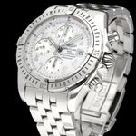 Breitling Chronomat Evolution A13356 (2007) - White dial 44 mm Steel case (7/8)