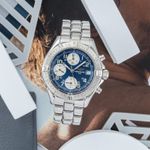 Breitling Colt Chronograph Automatic A13035.1 (1998) - Blauw wijzerplaat 41mm Staal (1/8)