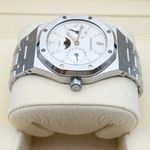 Audemars Piguet Royal Oak Day-Date 25594ST (2004) - Wit wijzerplaat 36mm Staal (4/9)