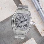 Cartier Roadster W62032X6 (2005) - Silver dial 48 mm Steel case (1/8)