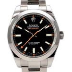Rolex Milgauss 116400 (2008) - 40mm Staal (1/8)