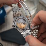 Patek Philippe Nautilus 5711/1A-010 (2011) - Blue dial 40 mm Steel case (3/8)