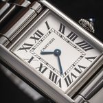 Cartier Tank WSTA0107 (2025) - Silver dial 22 mm Steel case (2/8)