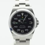 Rolex Air-King 126900 (2023) - Zwart wijzerplaat 40mm Staal (3/8)