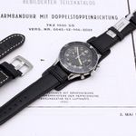 Heuer Vintage 1550 SG (1973) - Black dial 40 mm Steel case (4/8)