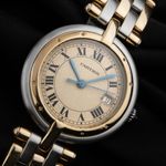 Cartier Panthère 8396 (1989) - Champagne dial 29 mm Gold/Steel case (3/8)