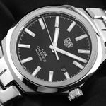 TAG Heuer Link Calibre 5 WBC2110.BA0603 (2025) - Black dial 41 mm Steel case (3/7)