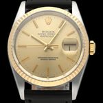 Rolex Datejust 36 16233 (1991) - 36mm Goud/Staal (1/7)