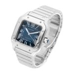 Cartier Santos WSSA0063 (2025) - Blue dial 35 mm Steel case (2/5)