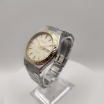 Bulova Vintage Bulova "Oyster" Day Date Rare Vintage (1970) - Champagne wijzerplaat 34mm Staal (2/7)