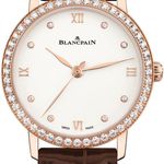 Blancpain Villeret Ultra-Slim 6104-2987-55A (2022) - White dial 29 mm Rose Gold case (1/1)