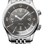 Longines Legend Diver L3.764.4.99.6 (2026) - Grijs wijzerplaat 39mm Staal (1/1)