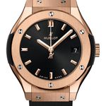 Hublot Classic Fusion Quartz 581.OX.1480.RX (2025) - Black dial 33 mm Rose Gold case (1/1)
