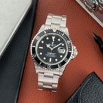 Rolex Submariner Date 168000 (1988) - Zwart wijzerplaat 40mm Staal (1/8)