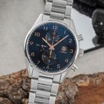 TAG Heuer Carrera Calibre 1887 CAR2014 (2015) - Zwart wijzerplaat 43mm Staal (3/8)