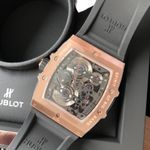 Hublot Spirit of Big Bang Meca-10 614.OX.1180.RX (2022) - Transparent dial 45 mm Rose Gold case (7/7)