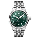 IWC Pilot Mark IW328206 (2024) - Groen wijzerplaat 40mm Staal (1/1)