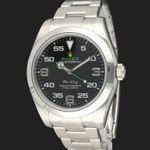Rolex Air-King 116900 (2017) - Black dial 40 mm Steel case (1/8)