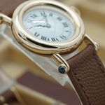 Cartier Diabolo 1440 (1995) - White dial 27 mm Yellow Gold case (6/8)