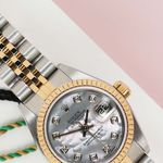 Rolex Lady-Datejust 79173 (2003) - Pearl dial 26 mm Gold/Steel case (3/7)