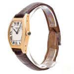 Cartier Tortue 7131 C 701 (Onbekend (willekeurig serienummer)) - Zwart wijzerplaat 25mm Geelgoud (3/5)