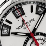 Patek Philippe Annual Calendar Chronograph 5960/1A-001 (2017) - Zilver wijzerplaat 41mm Staal (3/7)