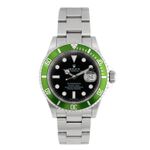 Rolex Submariner Date 16610LV (2008) - Zwart wijzerplaat 40mm Staal (1/5)