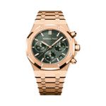 Audemars Piguet Royal Oak Chronograph 26240OR.OO.1320OR.08 (2024) - Green dial 41 mm Rose Gold case (1/1)