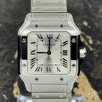 Cartier Santos WSSA0082 (2025) - Silver dial 27 mm Steel case (4/8)