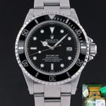 Rolex Sea-Dweller 4000 16600 (1999) - Zwart wijzerplaat 40mm Staal (1/8)