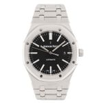 Audemars Piguet Royal Oak Selfwinding 15400ST.OO.1220ST.01 (2014) - Black dial 41 mm Steel case (1/5)