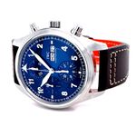 IWC Pilot Spitfire Chronograph IW371712 (2008) - Blue dial 42 mm Steel case (5/8)