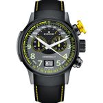 Edox Chronorally 38001-TINGNAEG-GNJ (2024) - Zwart wijzerplaat 48mm Titanium (4/4)