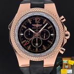 Breitling Bentley GMT R47362 (2009) - Black dial 49 mm Red Gold case (1/8)