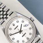 Rolex Datejust 36 16234 (1998) - Zilver wijzerplaat 36mm Staal (2/7)